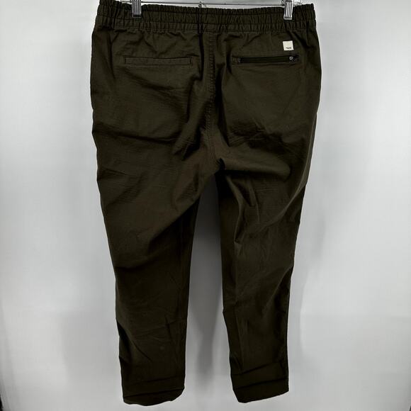 Vuori Vintage Ripstop Pant Dura Terra Cotton Pockets Raw Hem Dark Oregano Small - Picture 5 of 5